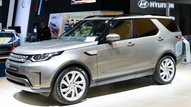 Land Rover Discovery Sport on display