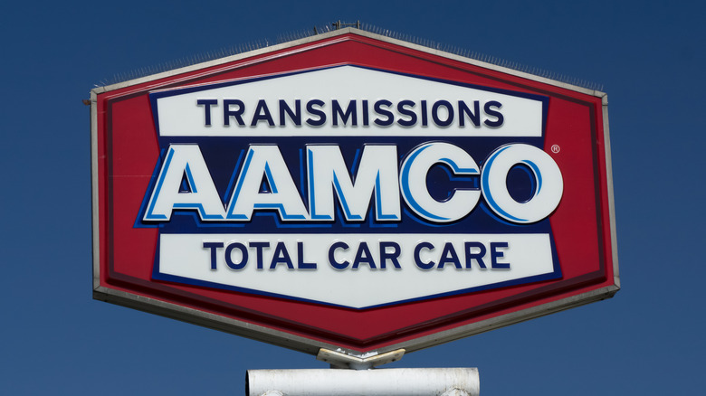 AAMCO sign
