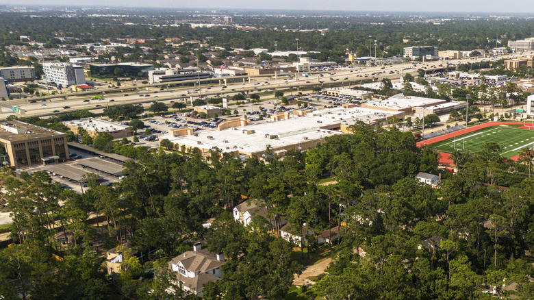 Diverse landscape in Harris County, Texas
