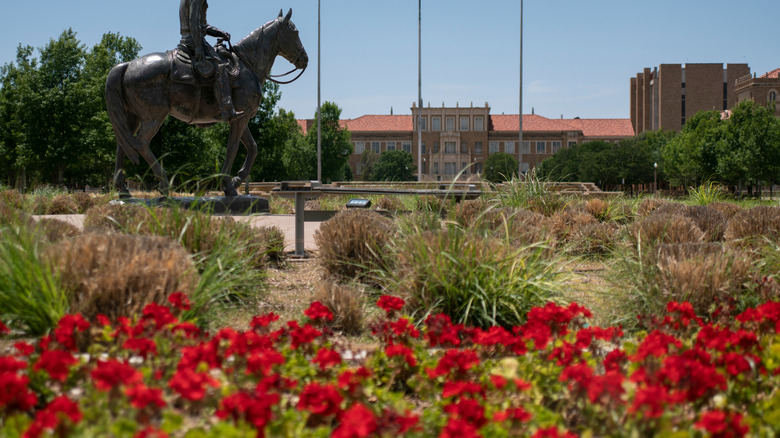 Texas Tech University Will Rogers on horse statue
