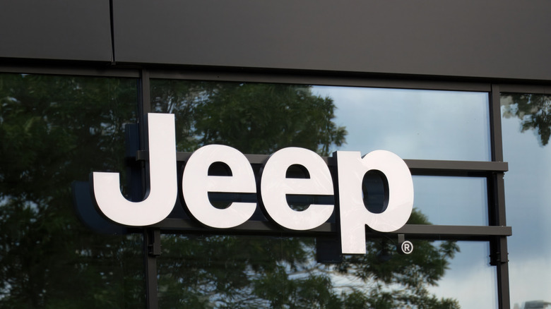 Jeep models on display at a dealership
