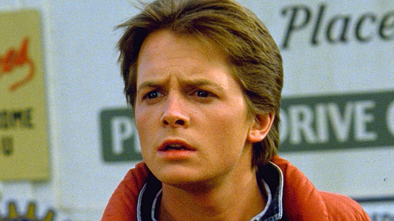 Marty McFly looks baffled in 