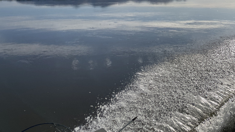 Shot of river near Aniak, Alaska