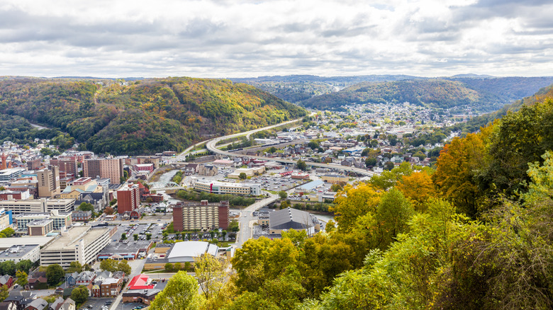 Johnstown, Pennsylvania from highest point