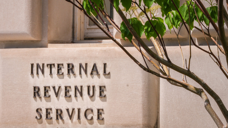 Exterior of an IRS building.