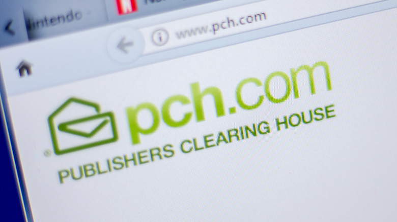 Publishers Clearing House's website homepage