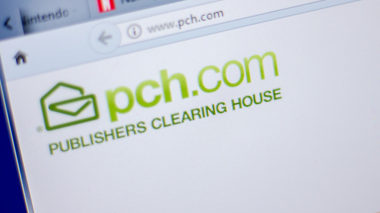 Publishers Clearing House's website homepage