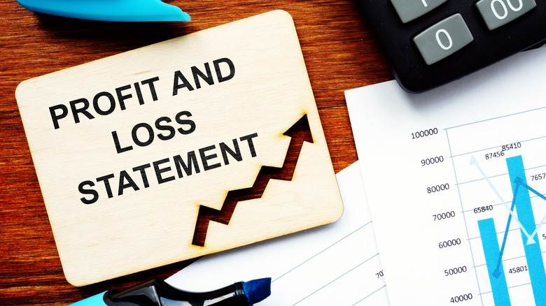 Profit and loss statement