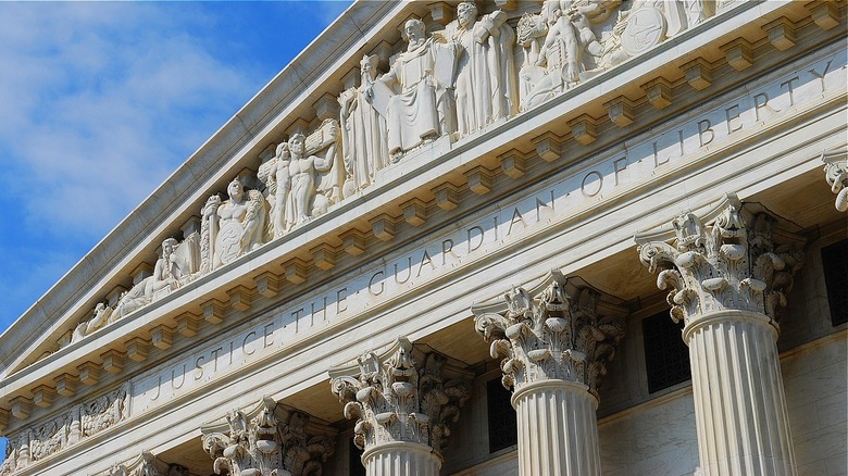 The US Supreme Court building