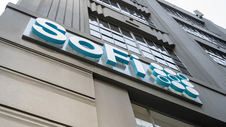 Exterior of SoFi headquarters building