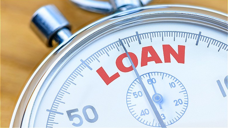 A "LOAN" clock ticking