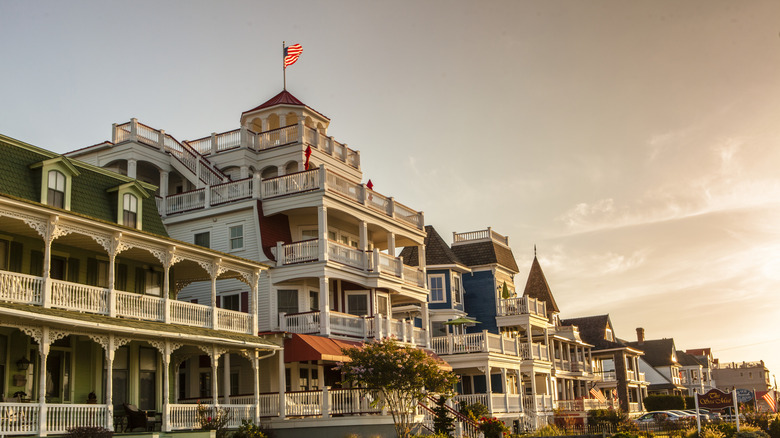 Elegant Victorian-style homes in Cape May, NJ