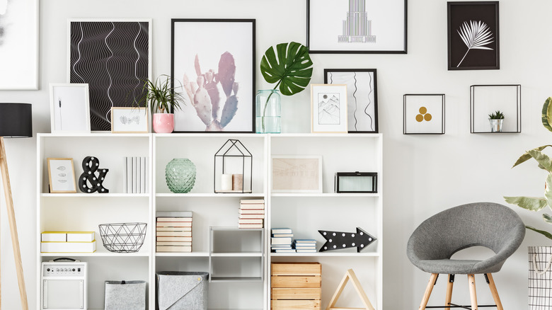 Decorated living room