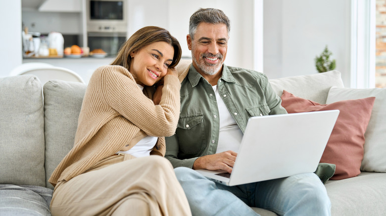 a middle aged couple