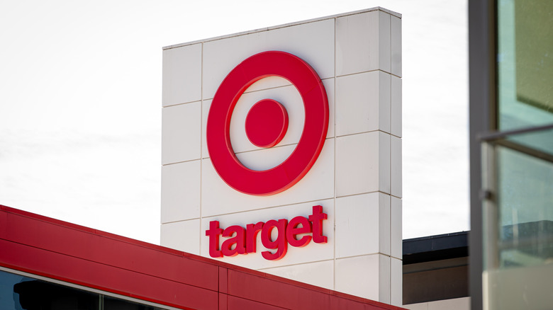 Target store logo in California