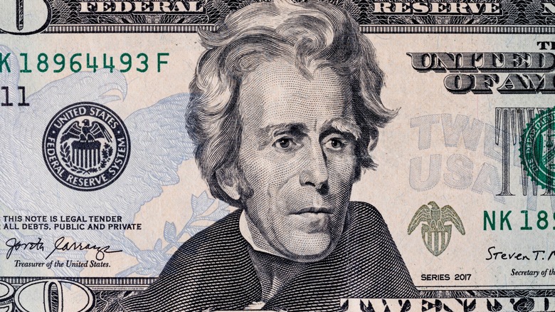 Cropped image of $20