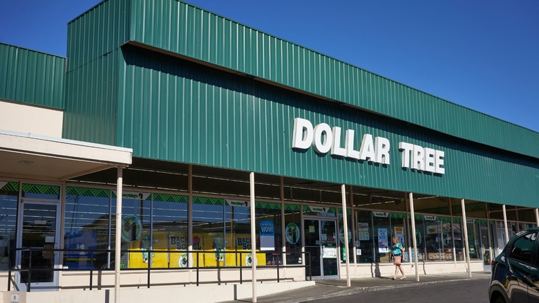 the exterior of a Dollar Tree store