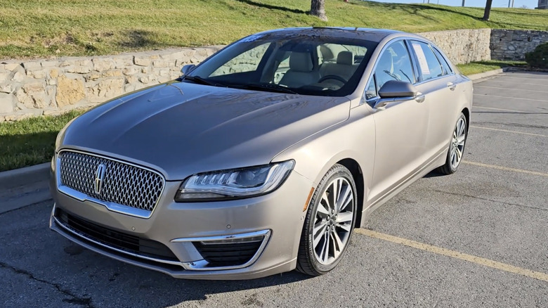 A 2020 Lincoln MKZ Hybrid parked in a lot
