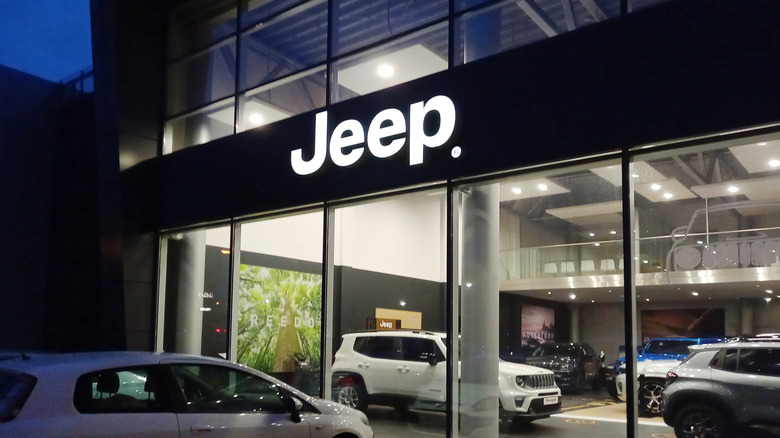 A Jeep dealership in Poland.